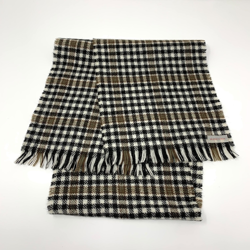 Burns Check Women’s Scarf 100% Lambswool